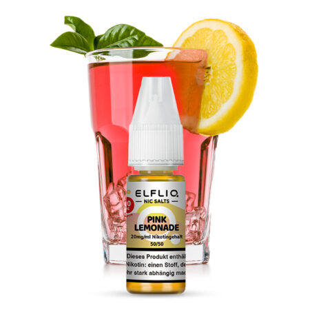 Elfbar Elfliq Pink Lemonade Liquid Bild mit Wassermelonen 20mg Nikotinsalz Dampfen
