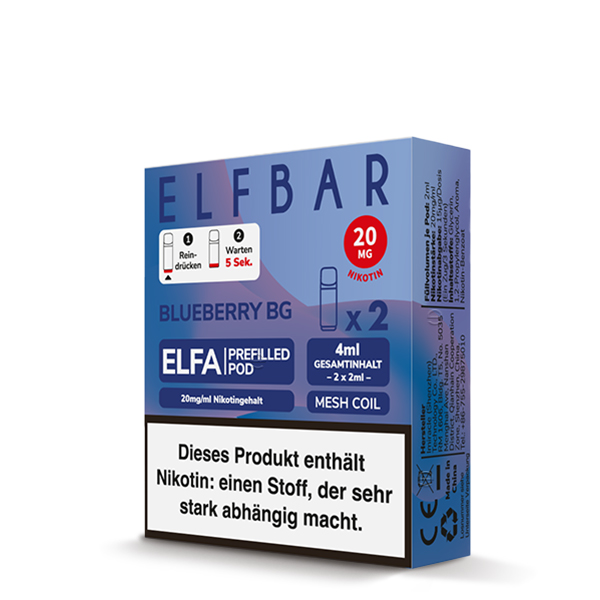 Elfbar Elfa Blueberry BG (Bubblegum)