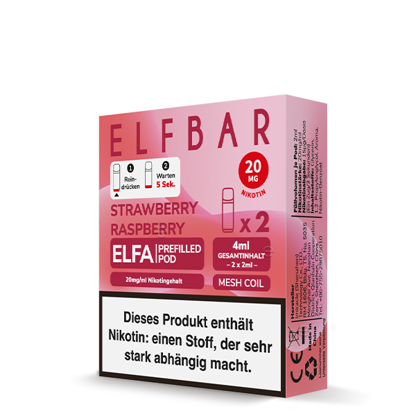 Elfbar Elfa Strawberry Raspberry