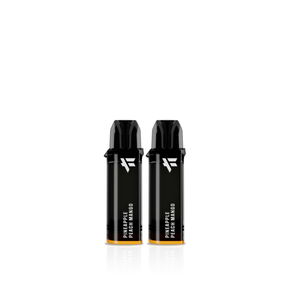 Fuyl Pod Pineapple Peach Mango Geschmack Ananas Pfirsich und Mango powered bei Dinner Lady Bild Pods