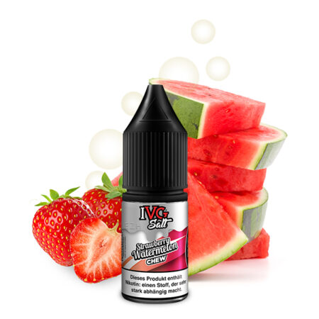 IVG Strawberry Watermelon Liquid Erdbeer Wassermelonen Geschmack Bild der Flasche, Wassermelonen und Erdbeeren 20 mg Nikotinsalz Dampfen