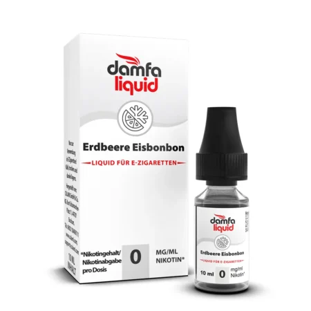 damfaliquid erdbeer Eisbonbon Geschmack erdbeere mit Eisbonbon Nikotinfrei 0mg