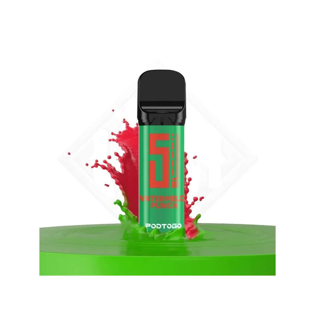 5EL Podtogo Pods Watermelon Punch; Geschmack Wassermelonen Limo; Bild vom Pod