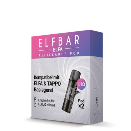 Elfbar Elfa Refillable Pods Bild der Verpackung