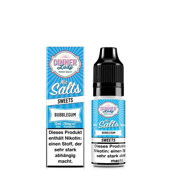 Dinner Lady Bubblegum Ice - Nic Salt Liquid 10ml 20mg