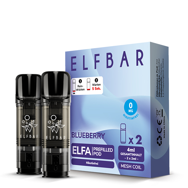 Elfbar Elfa Blueberry Nikotinfrei