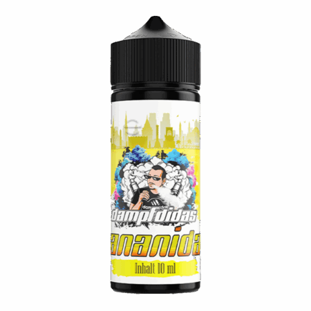 Dampfdidas Longfill – Bananidas – 10 ml Aroma in 120 ml Flasche