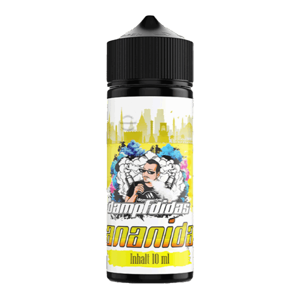 Dampfdidas Longfill – Bananidas – 10 ml Aroma in 120 ml Flasche