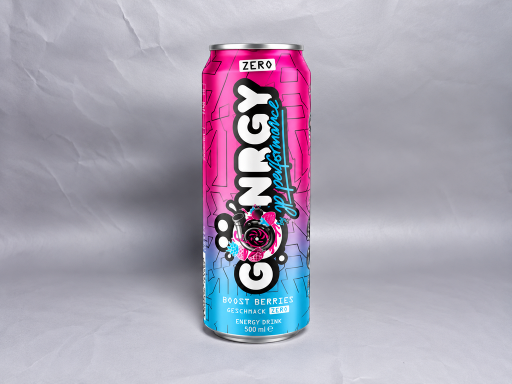 Gönrgy Boost Berries Zero 500ml; Bild der Dose