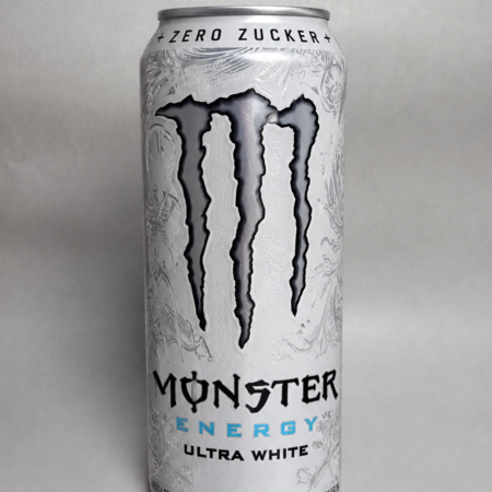 Monster Energy Ultra White 500ml; Bild der Dose