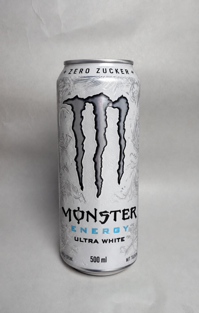 Monster Energy Ultra White 500ml; Bild der Dose