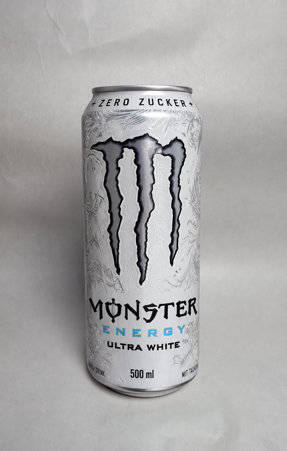 Monster Energy Ultra White 500ml; Bild der Dose