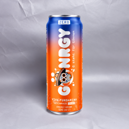 Gönrgy Viva Fundarina Zero Energy Drink 500ml; Bild der Dose