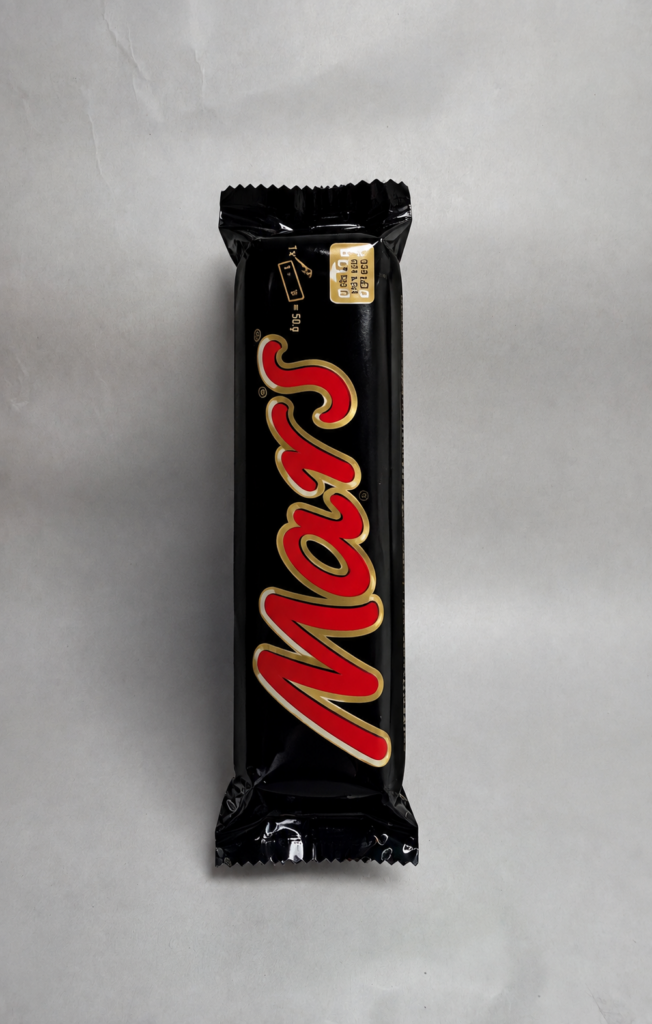 Mars Riegel 51g; Bild des Riegels