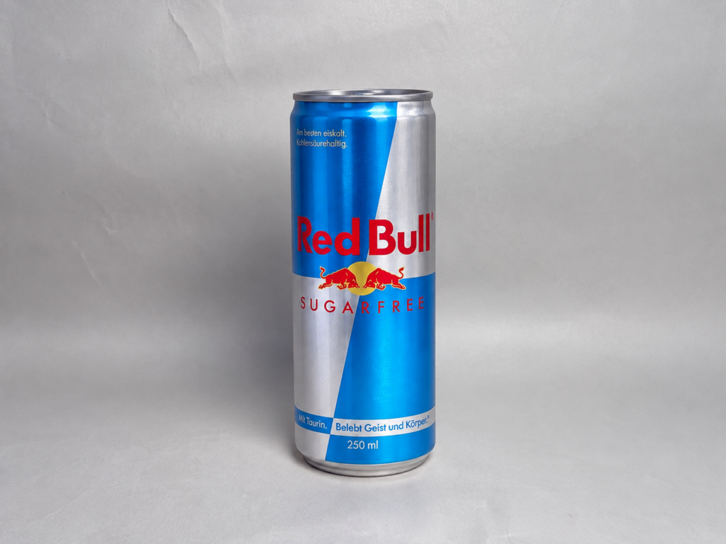 Red Bull Sugarfree 250ml; Bild der Dose